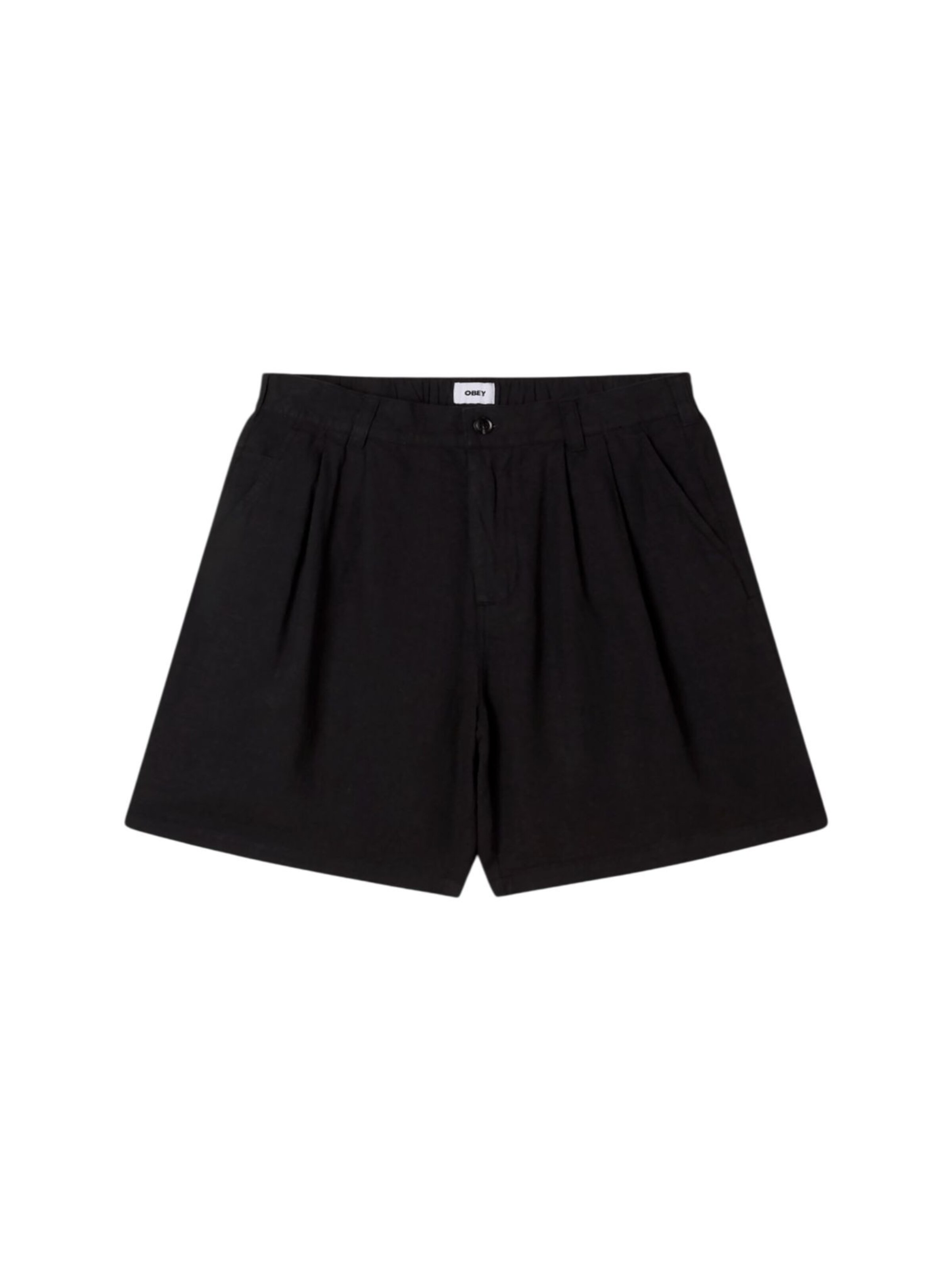 Obey Regular Pants in Black: front