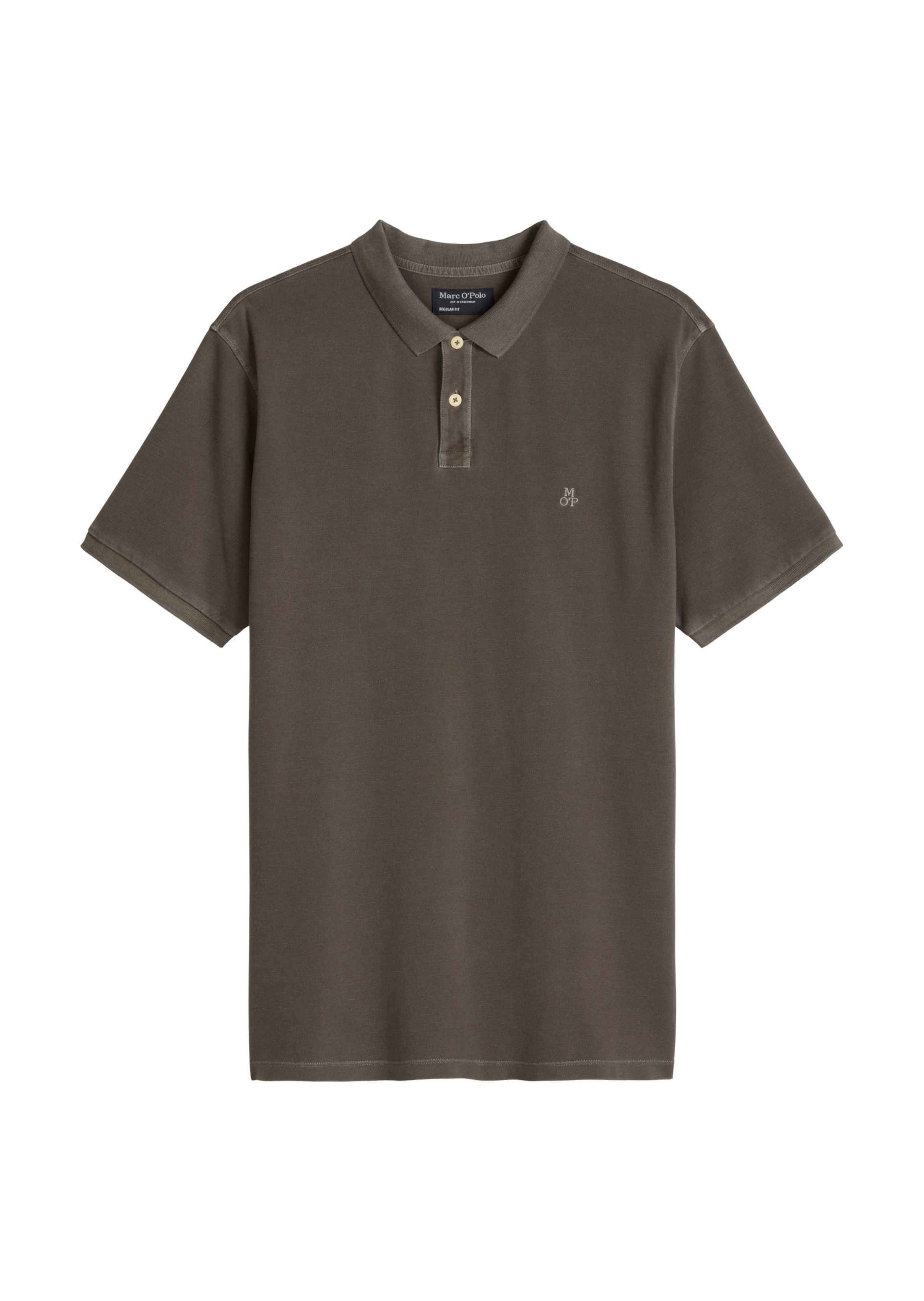 Marc O'Polo Shirt in Bruin: voorkant