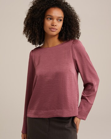 Chemisier WE Fashion en rose : devant