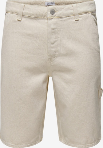 Only & Sons Regular Jeans 'Edge' in Beige: front