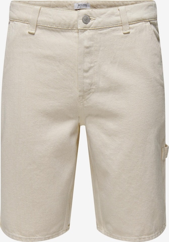 Only & Sons Regular Shorts 'Edge' in Beige: predná strana