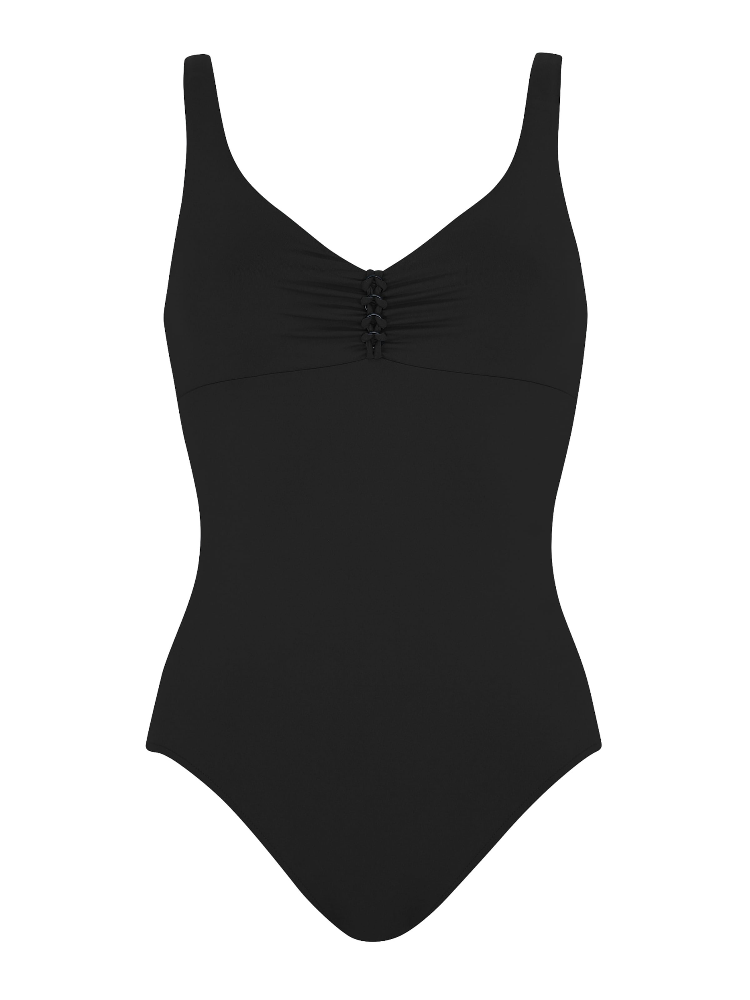 SUNFLAIR Badeanzug in Schwarz: Vorderseite