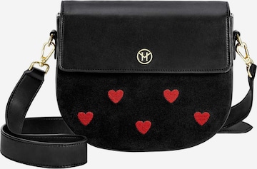 Victoria Hyde Crossbody Bag 'Love Heart' in Black: front