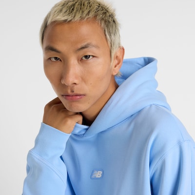 new balance Sweatshirt 'All Day Uniform' in de kleur Hemelsblauw, Productweergave