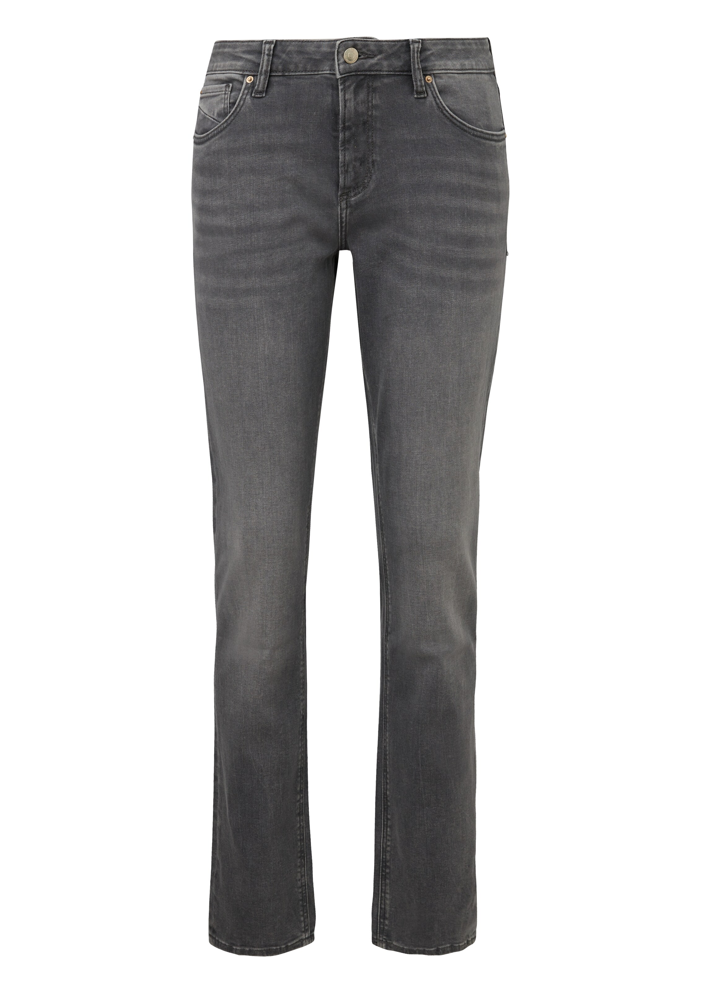 QS Slim fit Jeans 'Catie' in Grey: front