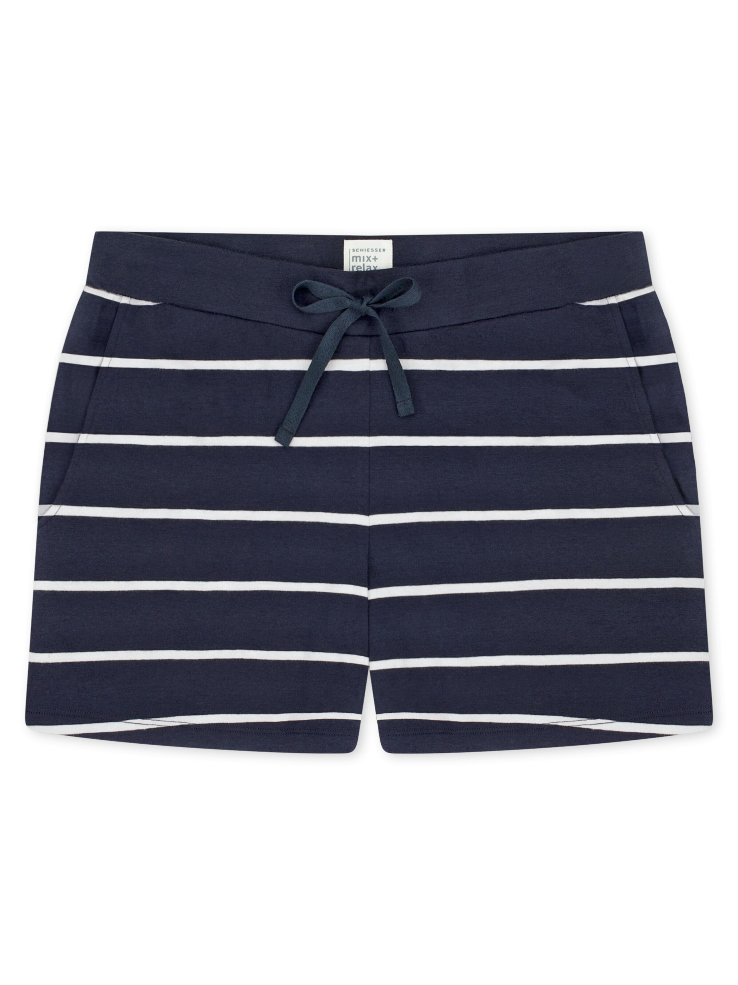 SCHIESSER Pajama Pants 'Mix & Relax' in Blue: front