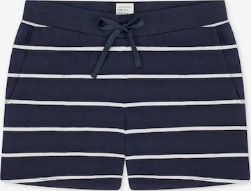 SCHIESSER Pajama Pants 'Mix & Relax' in Blue: front