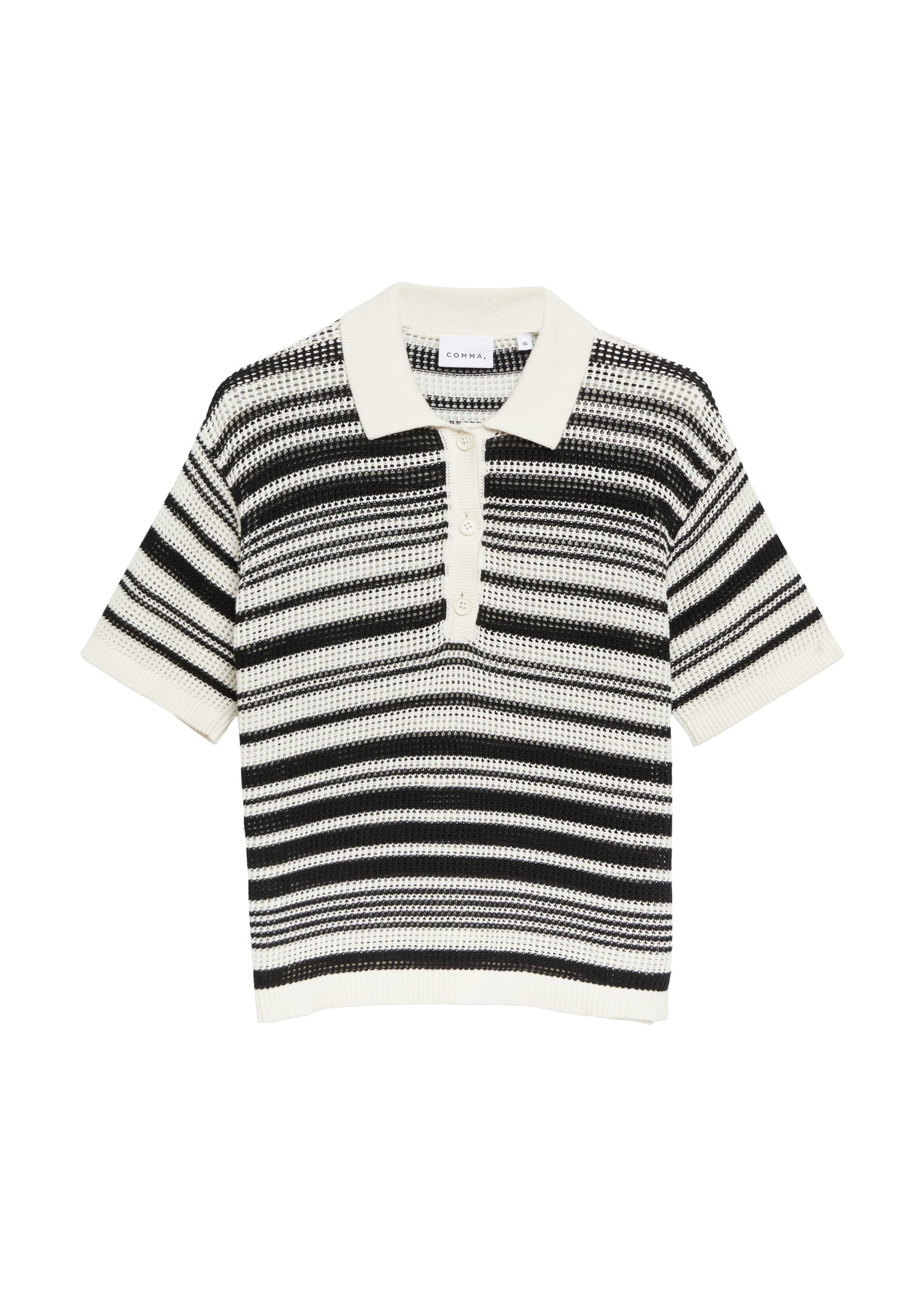 COMMA Pullover in Weiß: Vorderseite