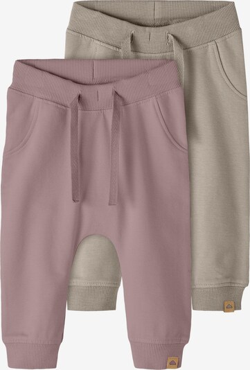 NAME IT Kalhoty 'TAKKI' - šedobéžová / bledě fialová, Produkt