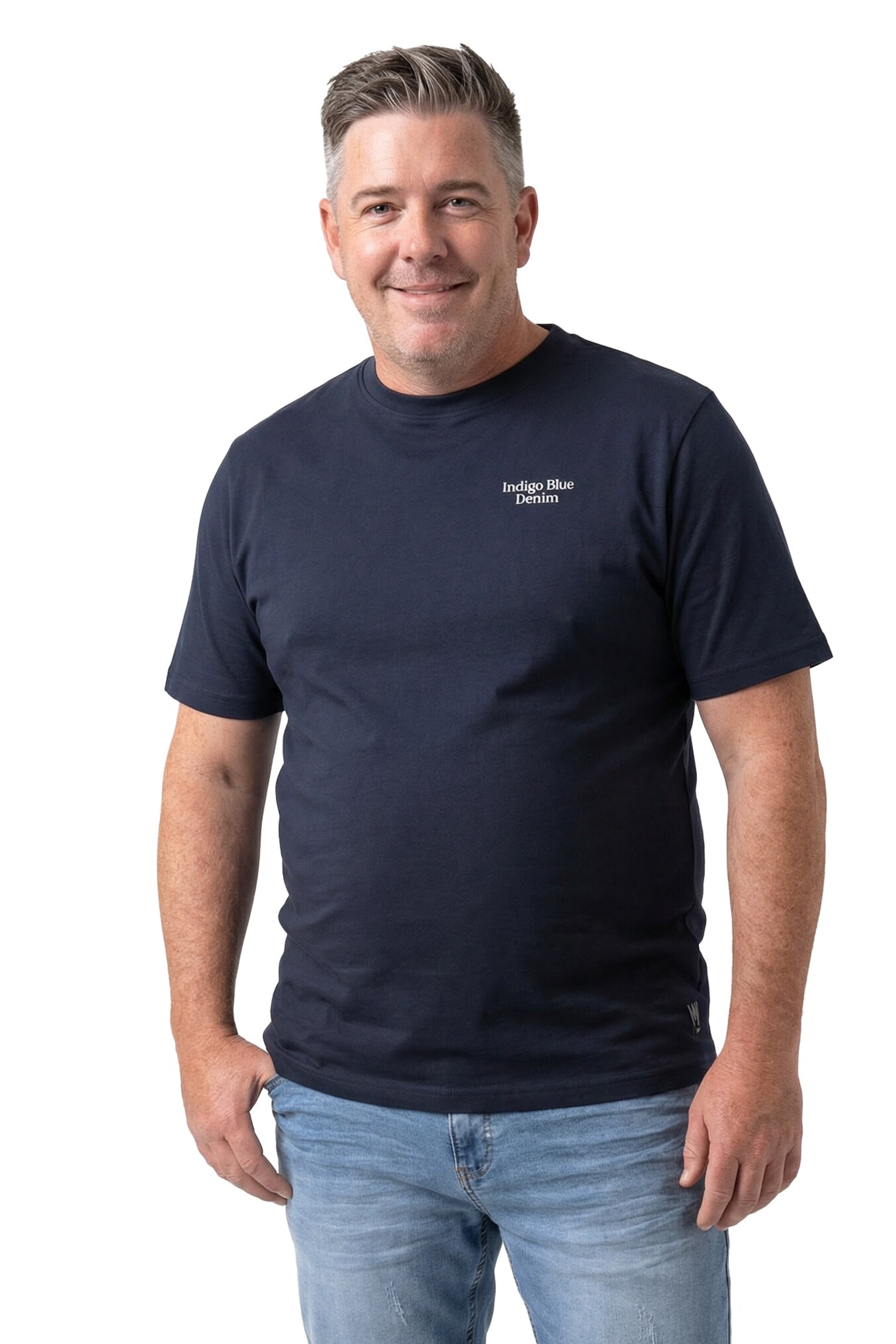 Men Plus Shirt in Blue