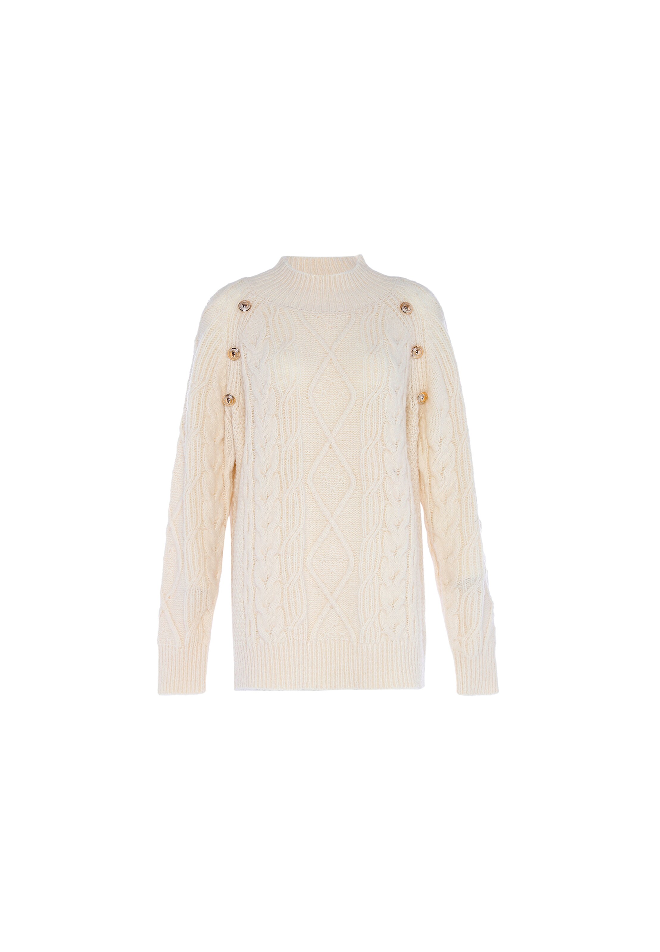 faina Trui in Wit: voorkant