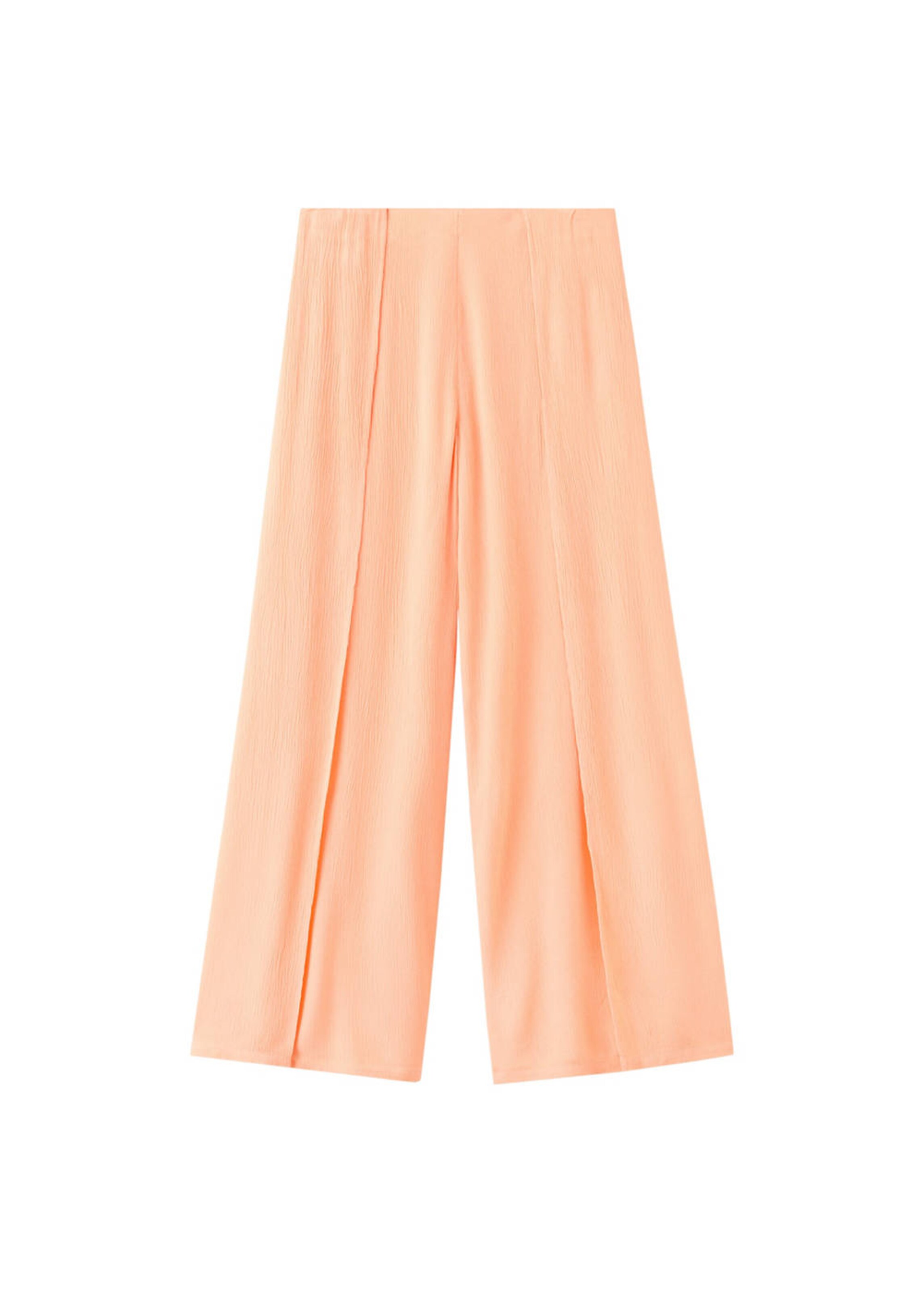MANGO TEEN Wide leg Pants 'Mist2' in Orange: front