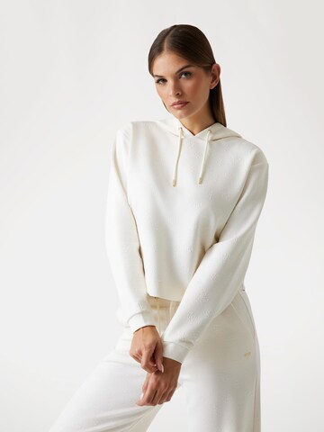 GUESS Sweatshirt in Weiß: Vorderseite