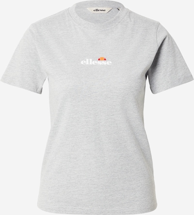 Marškinėliai 'Svetta 2' iš ELLESSE, spalva – margai pilka / oranžinė / raudona / balta, Prekių apžvalga