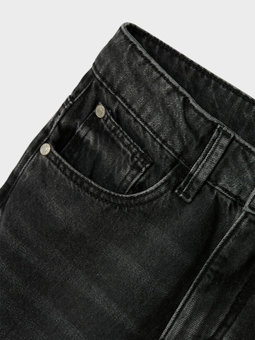 NAME IT - regular Vaquero 'NKFRose' en negro