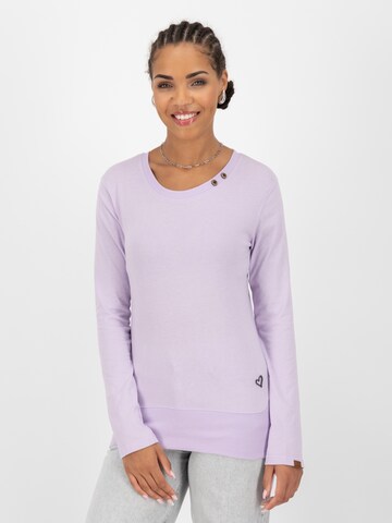 Alife and Kickin Shirt 'ConnyAK' in Purple: front