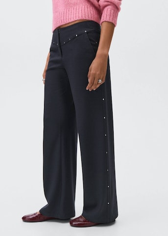MANGO TEEN Wide leg Pants 'Leti' in Blue: front