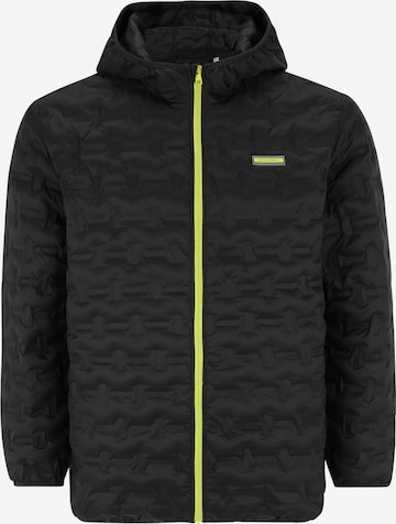 Jack & Jones Plus Overgangsjakke 'OZZY' i sort: forside