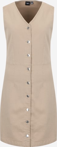 Vero Moda Tall Shirt Dress 'HOT' in Brown: front