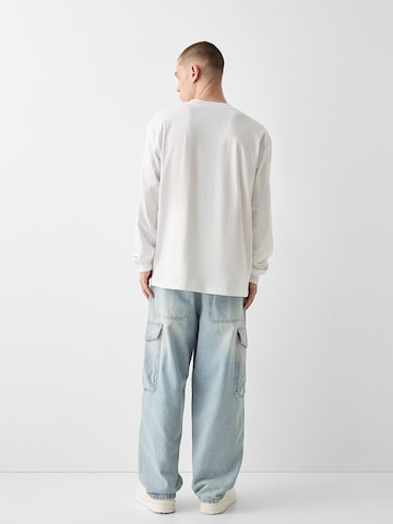 Bershka Regular Jeans in Blau