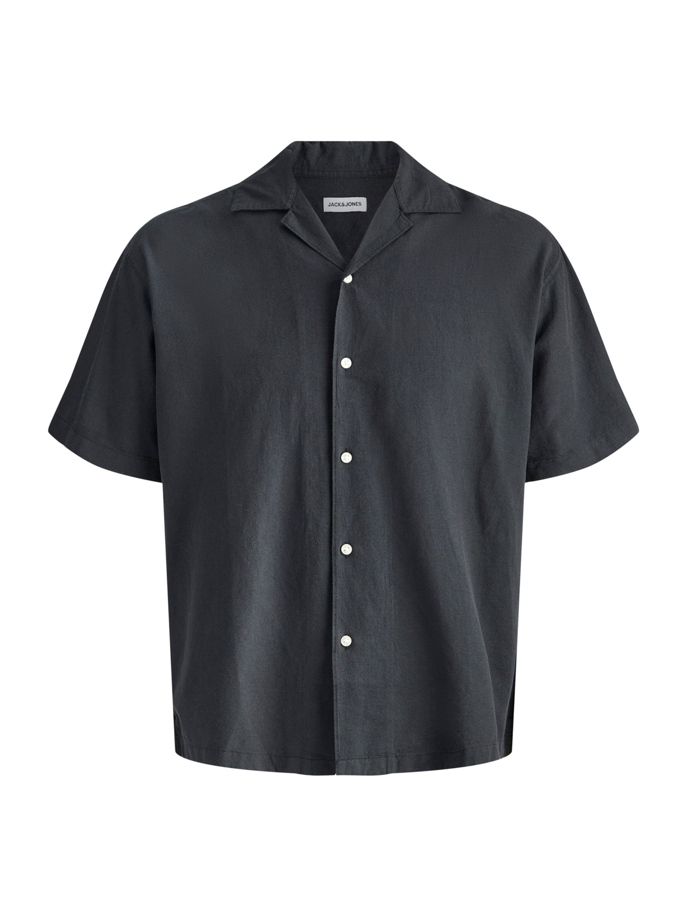 Jack & Jones Plus Srajca 'JJEBREEZE' | črna barva: sprednja stran