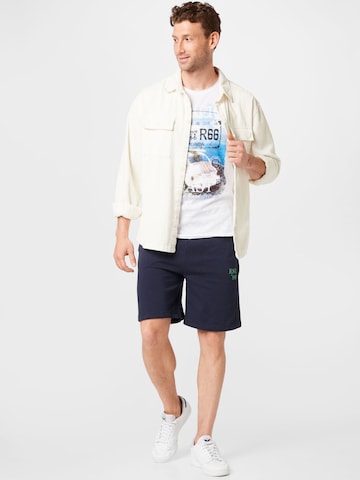 Key Largo - Camisa 'ROAD TRIP' em branco