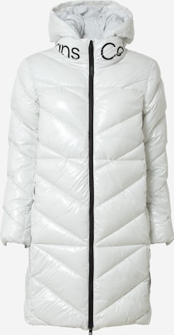 Calvin Klein Jeans Zimní kabát – šedá: přední strana