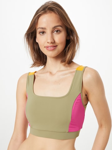 Urban Classics Bustier Melltartó - zöld: elől