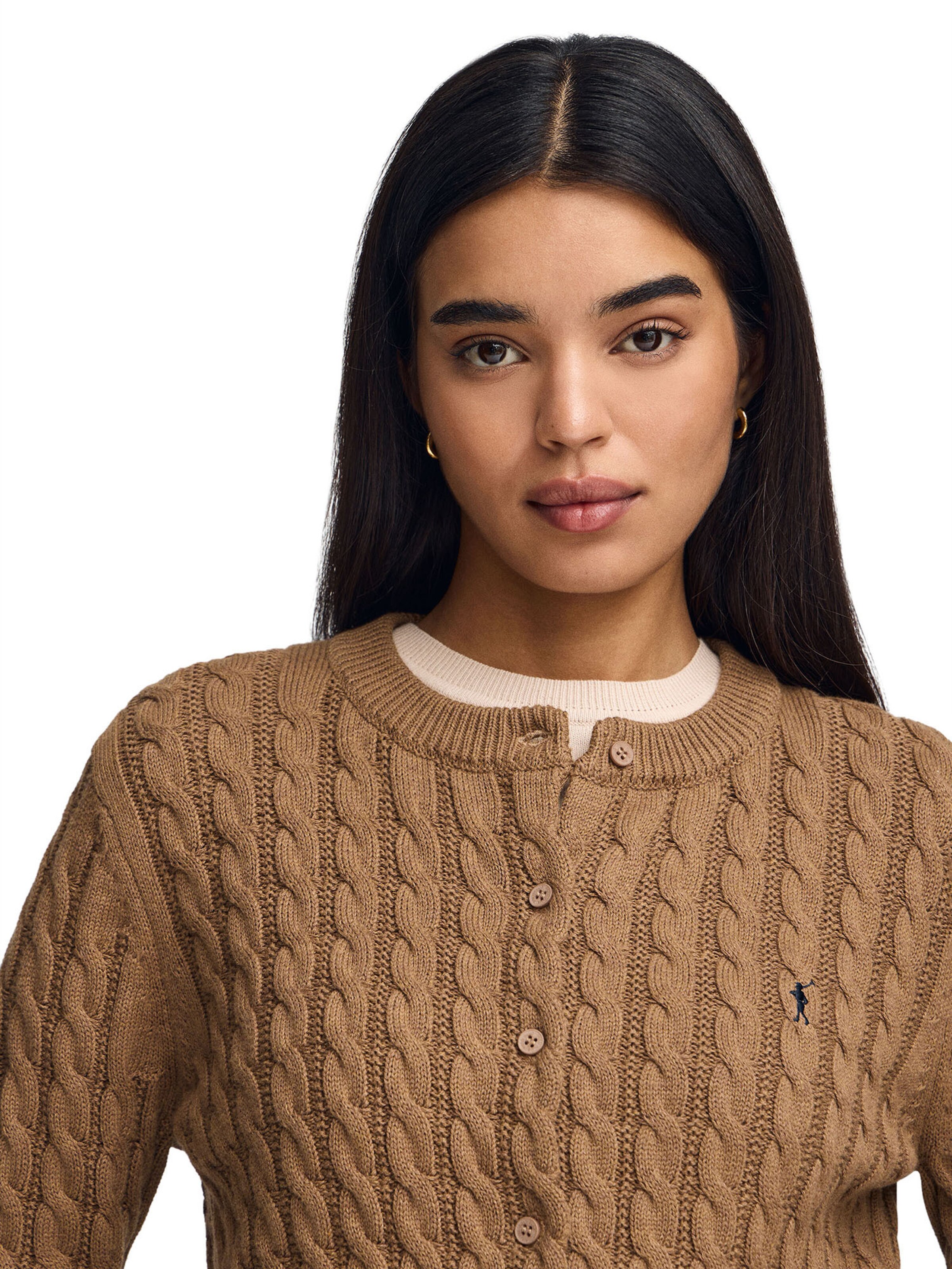 Polo Club Pullover in Braun