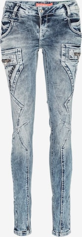 CIPO & BAXX Skinny Jeans in Blau: Vorderseite