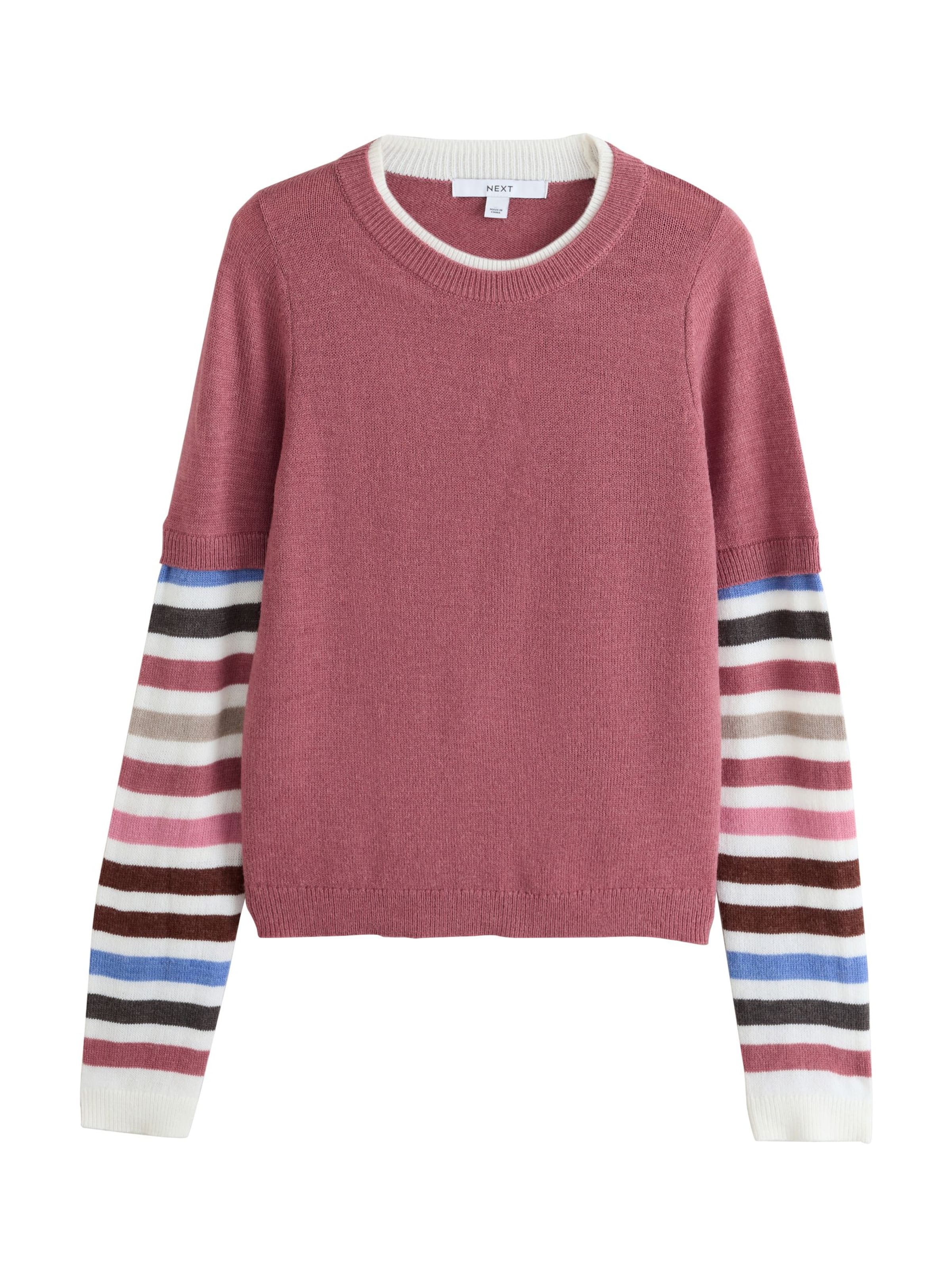 Next Trui in Roze: voorkant