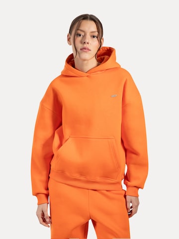 Veste de survêtement Smilodox en orange : devant
