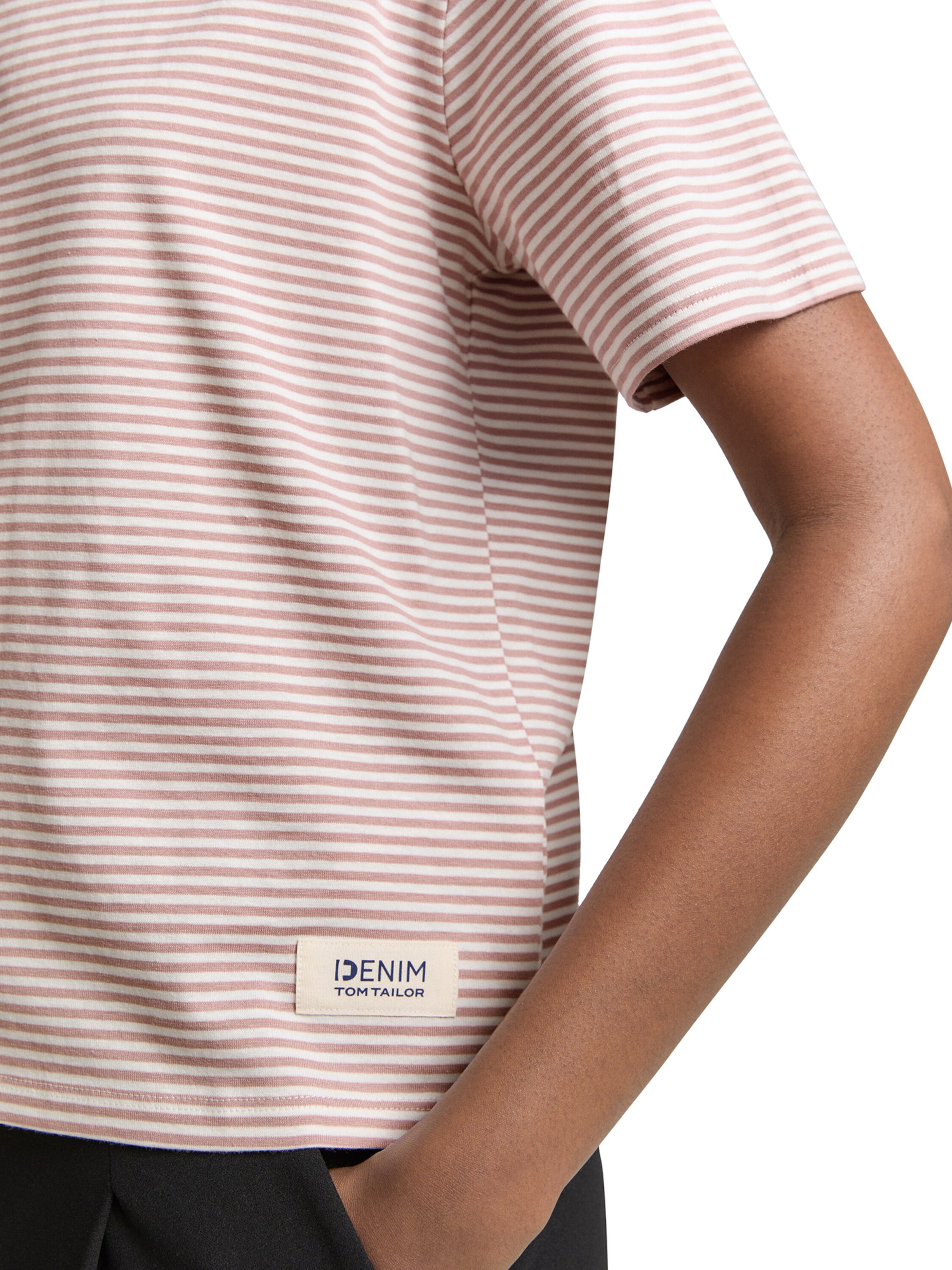 Tricou de la TOM TAILOR DENIM pe roz