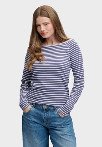 Superdry & Co Shirt 'Bardot' in Blue: front