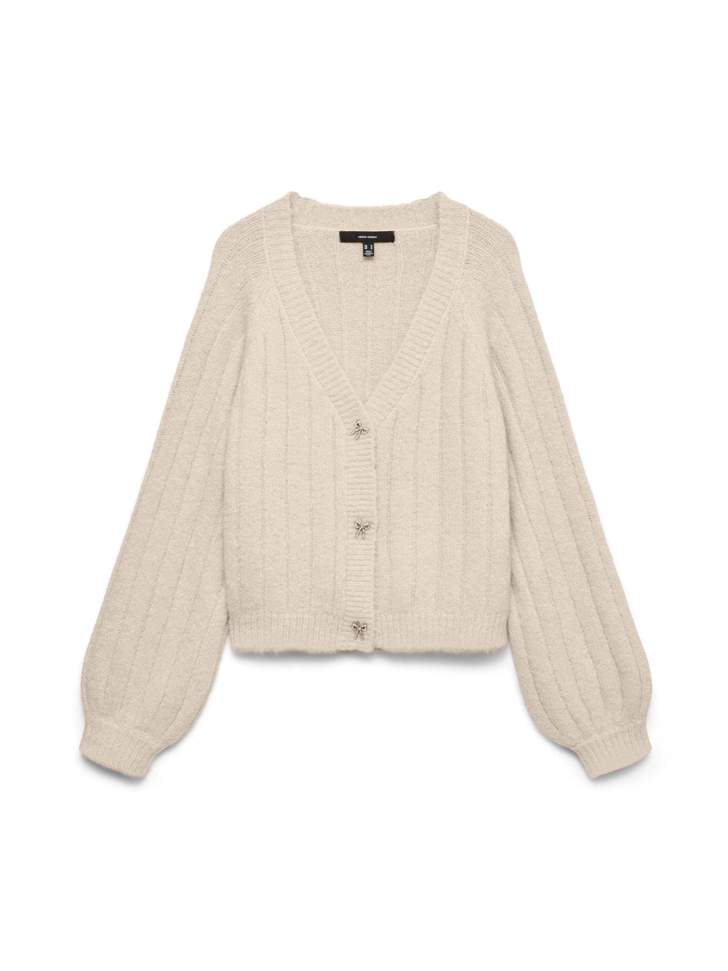 VERO MODA Cardigan 'VMSally' i beige: forside