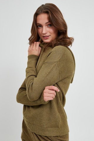 b.young Sweatshirt in Groen: voorkant