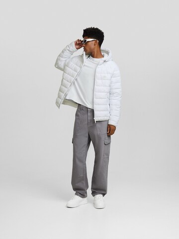 Bershka Between-season jacket in White