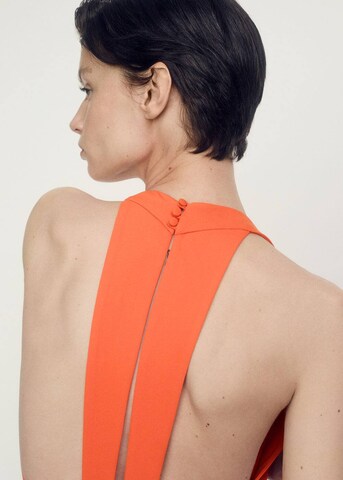 MANGO Evening Dress 'Bristol' in Orange