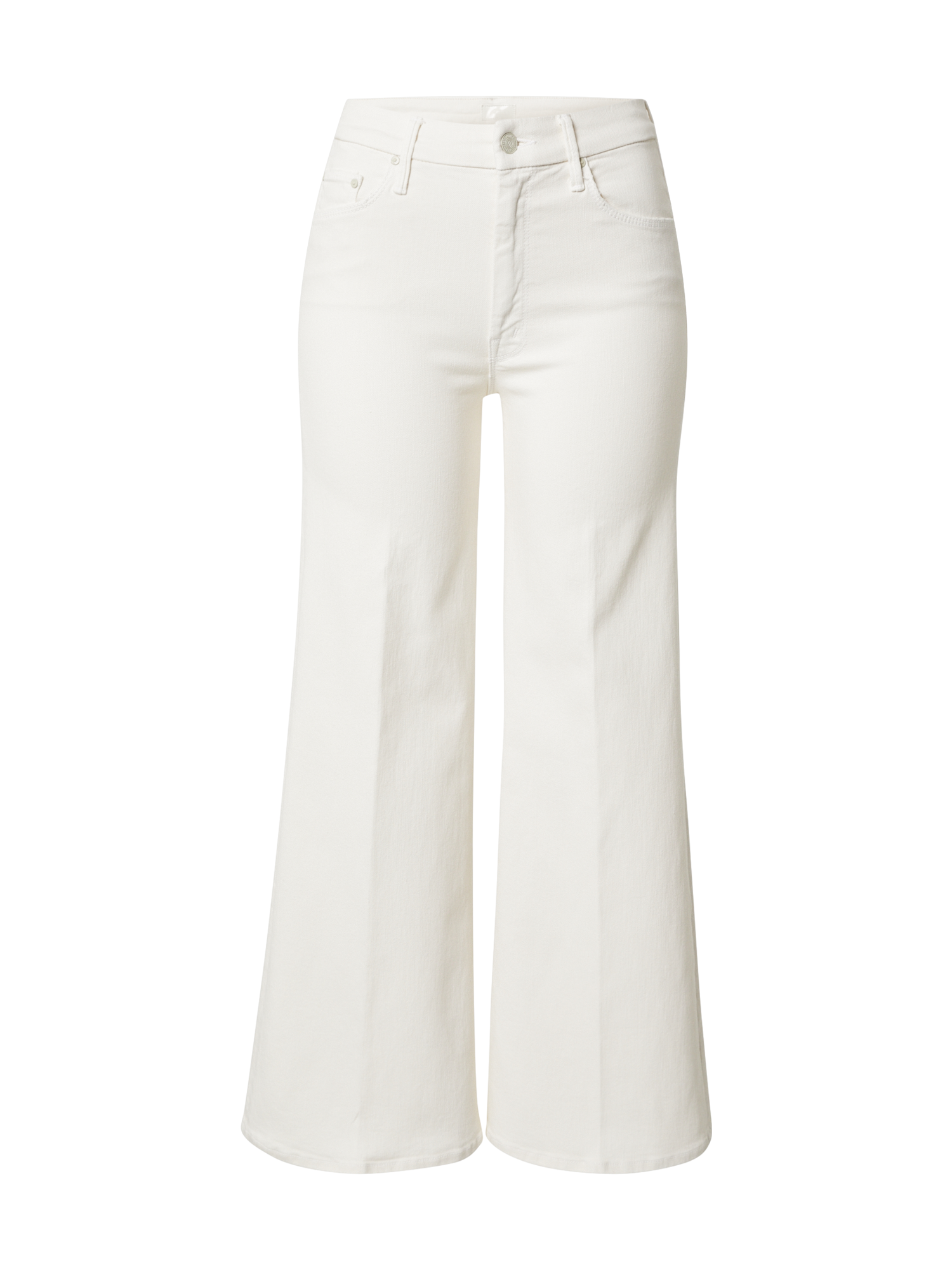 Donna PxI3U MOTHER Jeans THE ROLLER in Bianco 