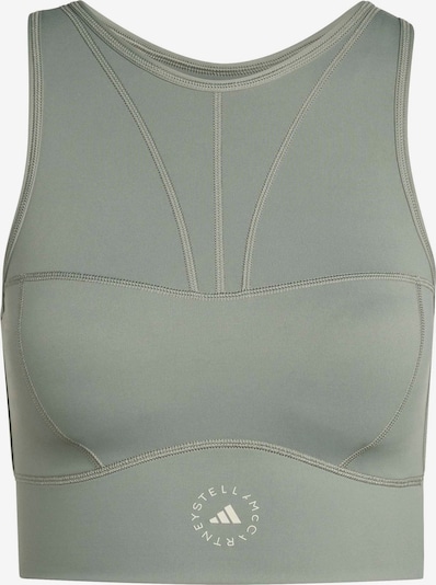 ADIDAS BY STELLA MCCARTNEY Urheilutoppi 'Training Crop' värissä minttu / valkoinen, Tuotenäkymä