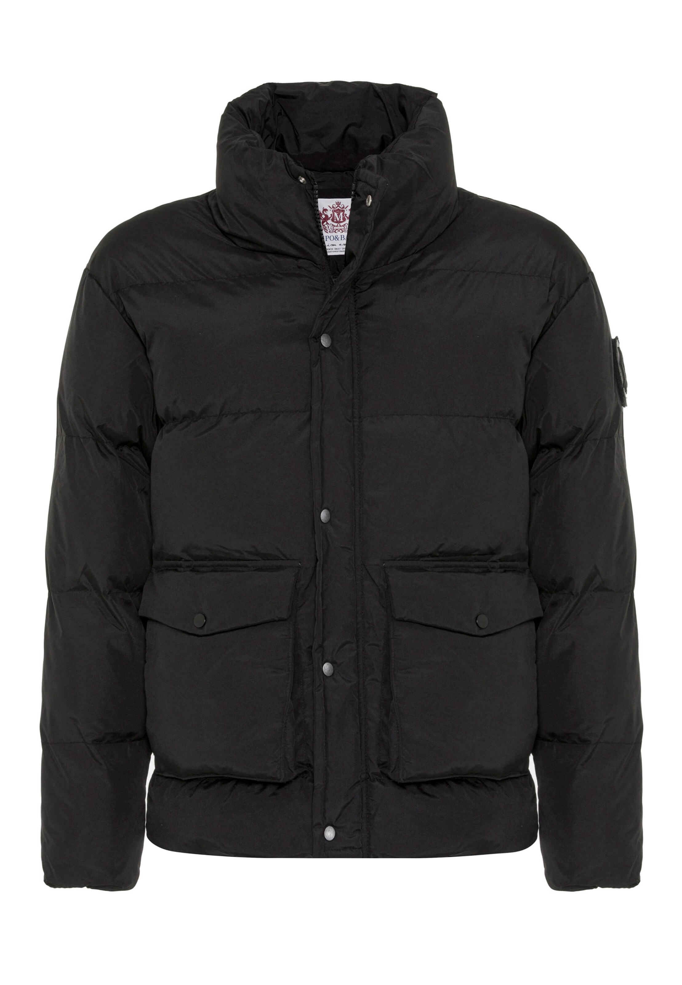 CIPO & BAXX Tussenjas in Zwart: voorkant