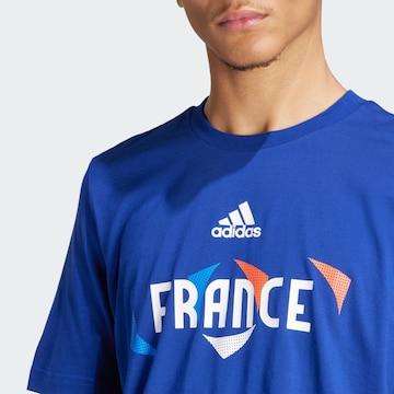 ADIDAS PERFORMANCE Functioneel shirt ' UEFA EURO24™ France Tee ' in Blauw