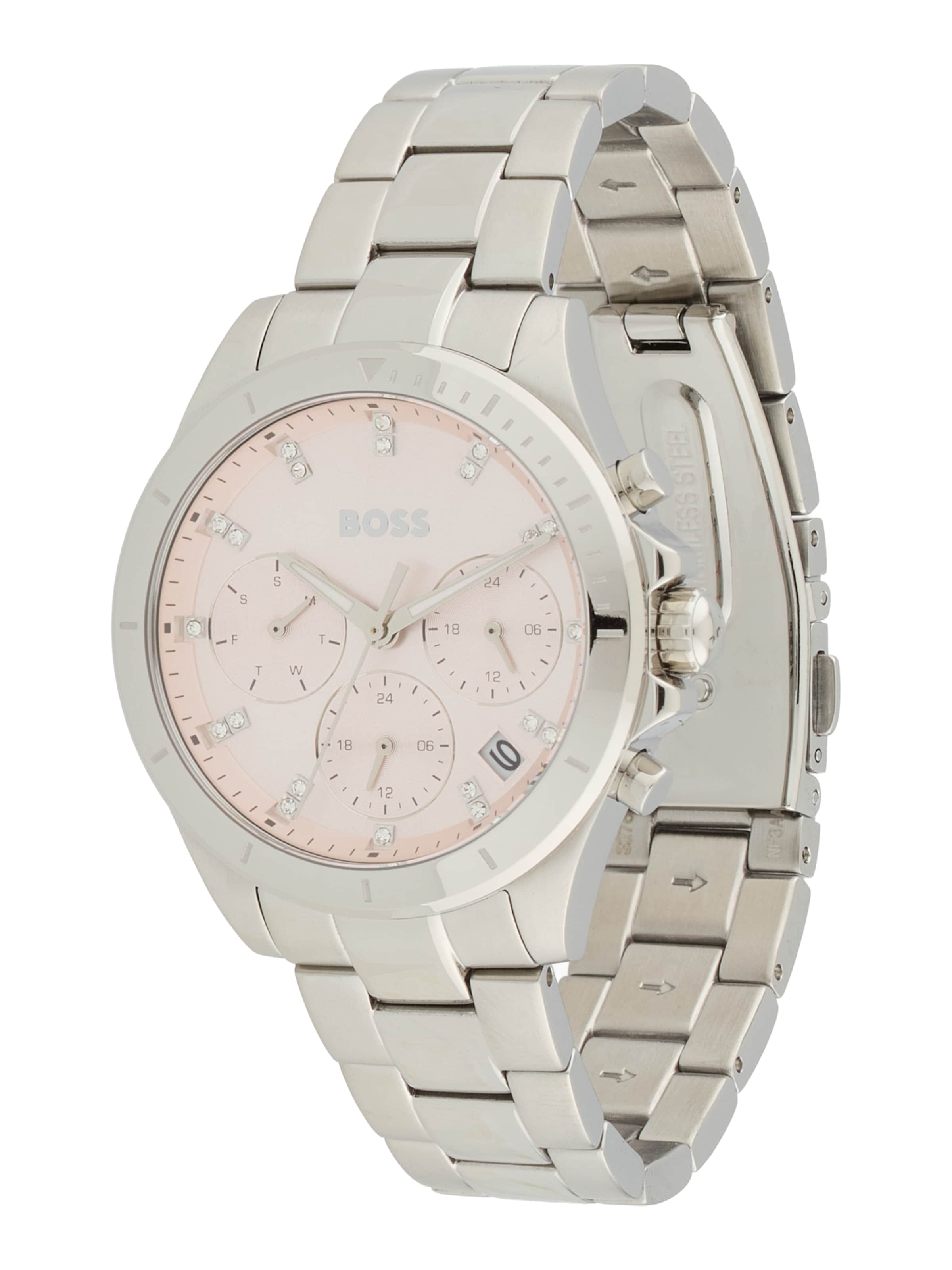 BOSS Analóg órák 'Alley' - ezüst: elől
