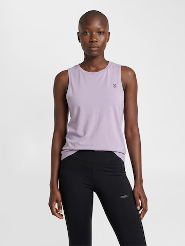 Hummel Top in Lila: voorkant