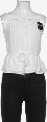 Superdry Top & Shirt in XS in White: front