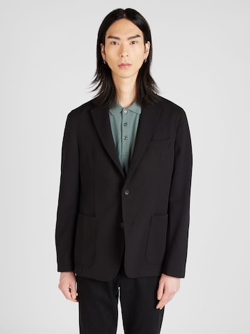 Coupe regular Veste de costume 'Hanry' BOSS en noir : devant