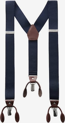 MANGO MAN Suspenders 'Suspende' in Blue: front