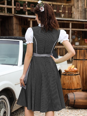 Yesfashion Dirndl w kolorze czarny