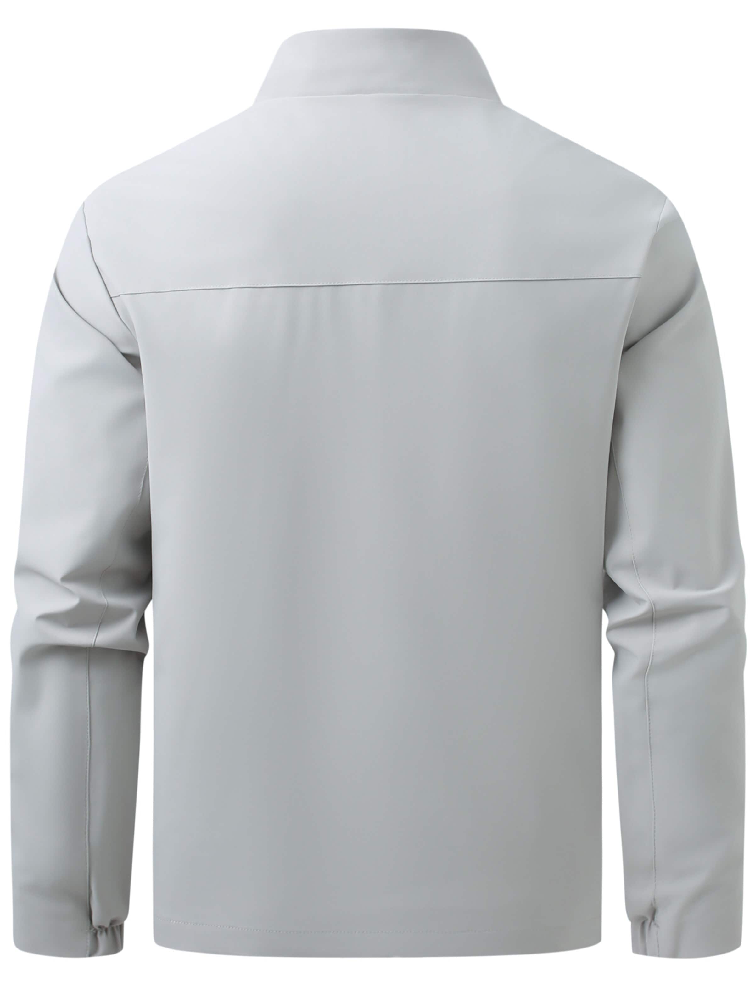 ALLTHEMEN Between-Season Jacket 'Windspur' in Grey