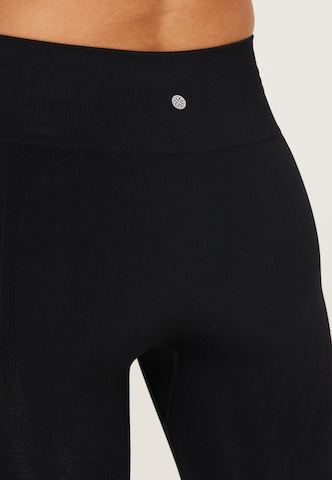 Skinny Pantalon de sport 'Nagar' Athlecia en noir